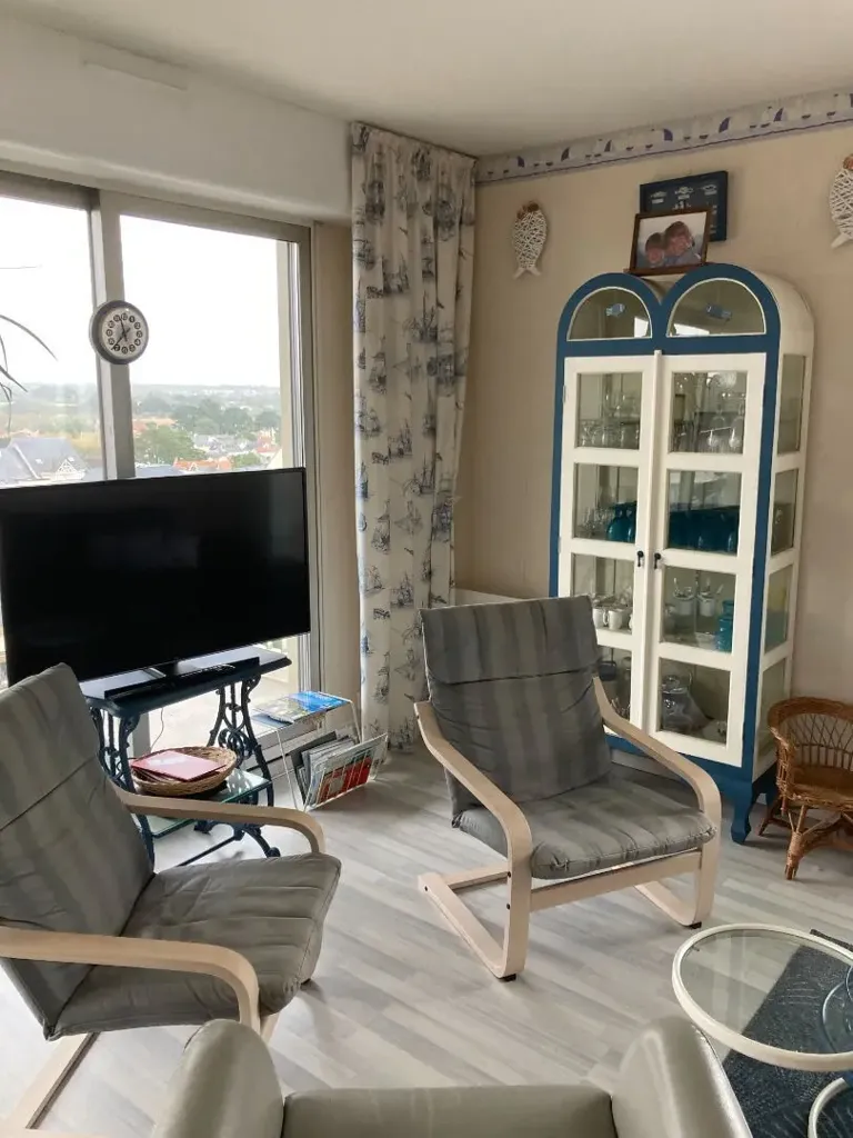 Séjour - Appartement avec Vue sur Mer à Pornichet