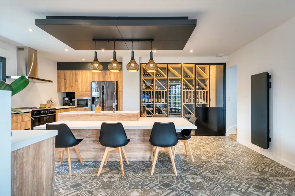 Kitchen - Modern Villa with Ocean View in Saint-Palais-sur-Mer