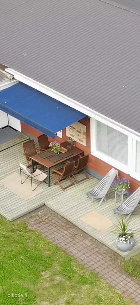 Vue aérienne - Detached House with Garden in Tornio