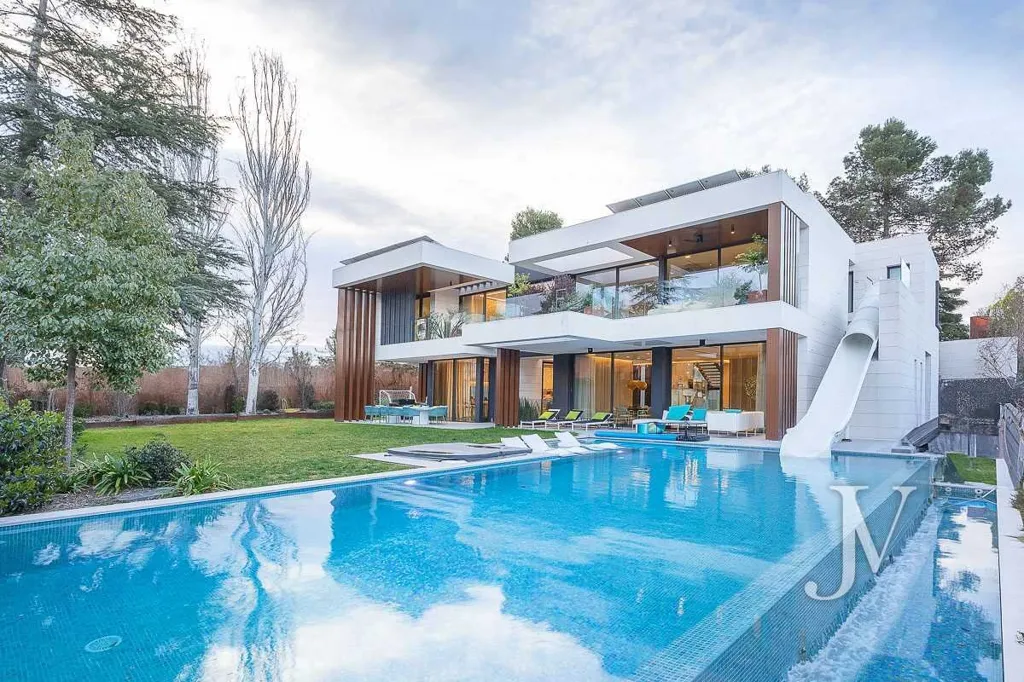 Piscine - Modern Villa with Pool in Parque Conde de Orgaz