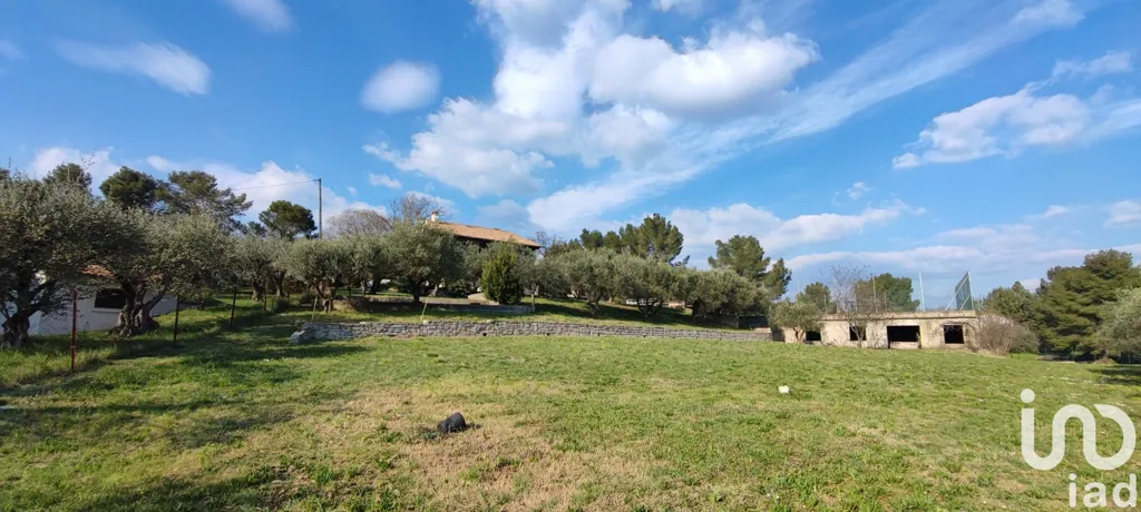 Jardin - Maison traditionnelle avec vue panoramique et piscine à Alès