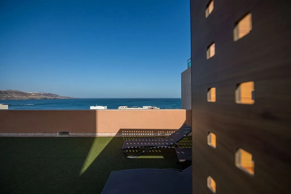 Terrasse - Modern Flat with Terrace in Guanarteme, Las Palmas