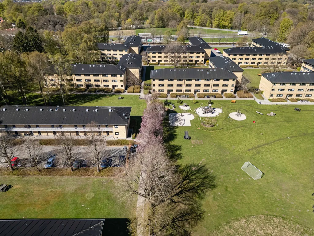 Õhuvaade - Condo with French Balcony in Hillerød