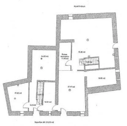 Plan - Stone House with Construction Plan in Condado de Treviño