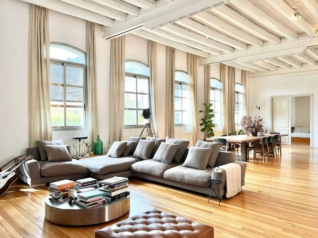 Séjour - Penthouse with Terrace in La Dreta de L'Eixample