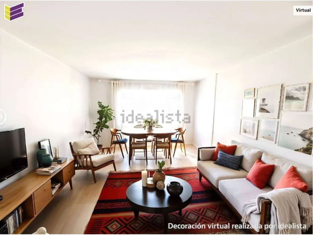 Séjour - Apartment with Large Windows in Vigo
