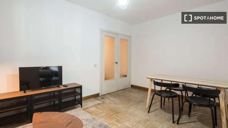 Séjour - Shared Flat with Retiro Park View in Madrid