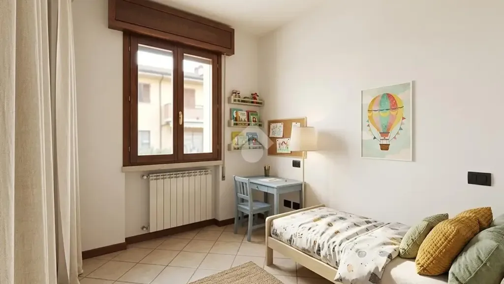 Chambres - Ground Floor Trilocale with Private Garage in Dello