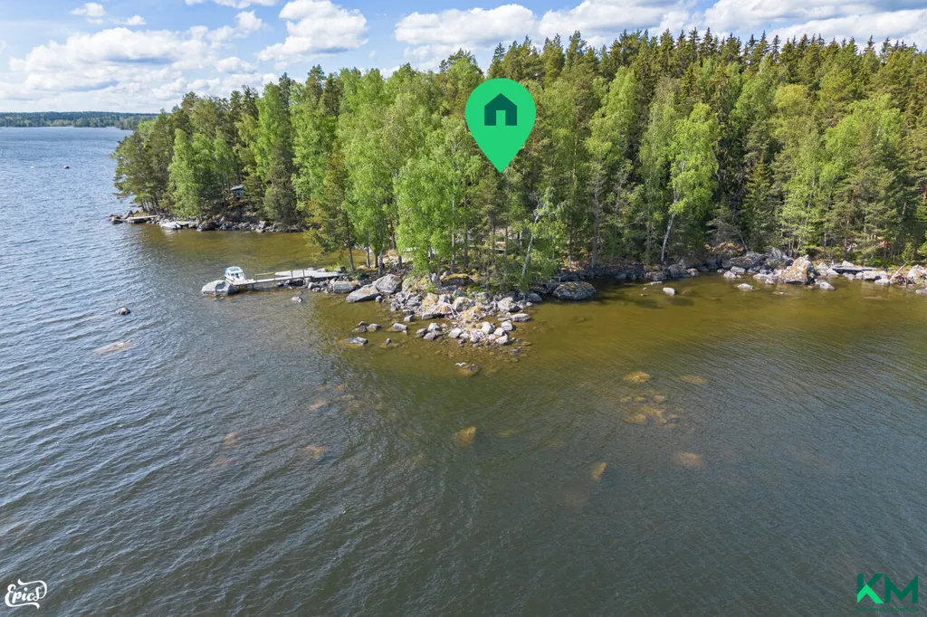 Vista aerea - Cottage with Sea View in Saarikylä