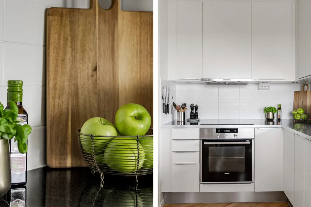 Cucina - Etagé Flat with Balcony & Rooftop in Kalmar