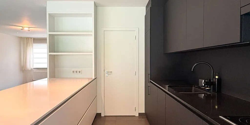 Köök - Modern Flat with Private Garden in Belsele