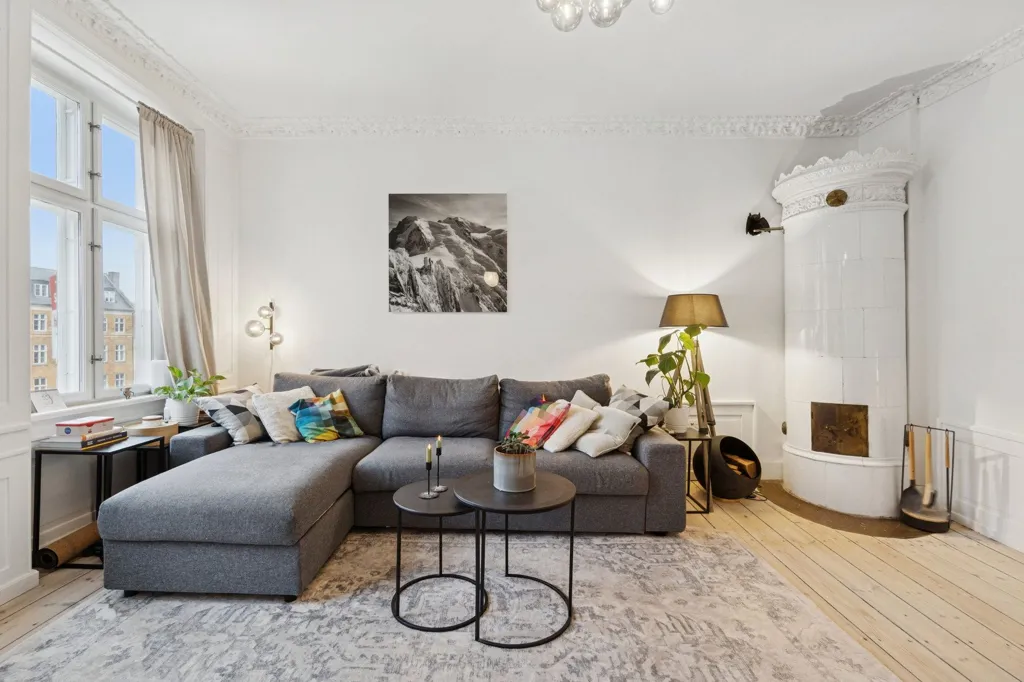 Séjour - Appartement 3 pièces à København K