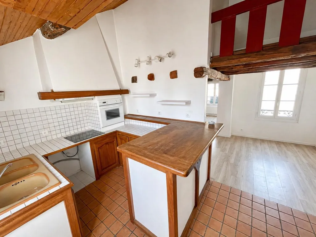 Köök - Atypical Duplex Apartment in Fontainebleau