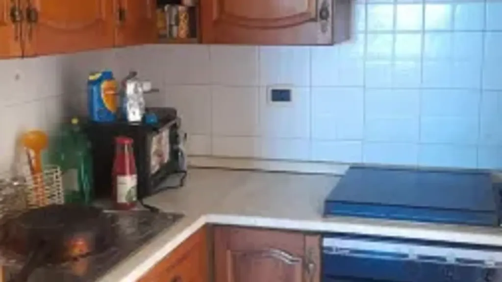Cuisine - Renovated Apartment with Balcony in Torgiano