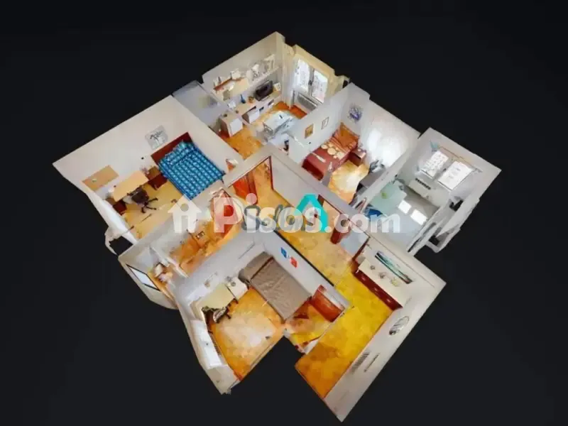 Planimetria - Furnished Flat with Study Spaces in Oviedo