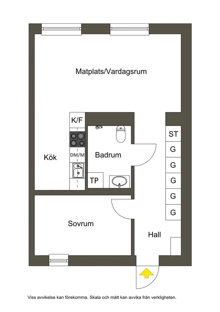 Plaan - Modern Flat with Balcony in Huddinge