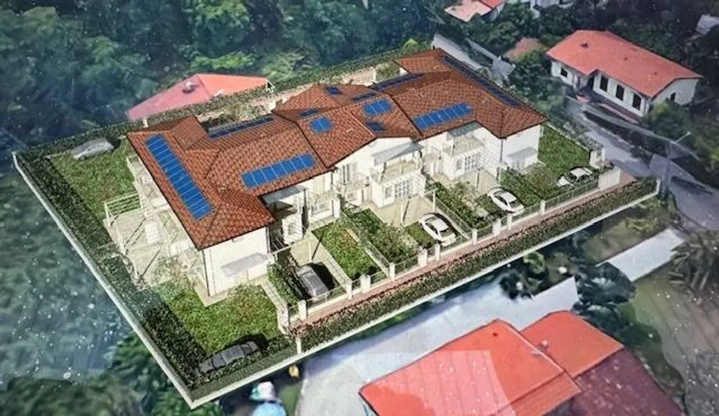 Vue aérienne - Luxury Terraced House with Sea View in Cinquale