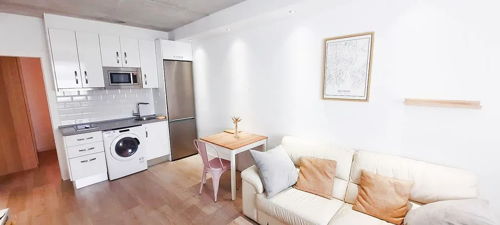 Séjour - Furnished Flat with Air Conditioning in Campanillas