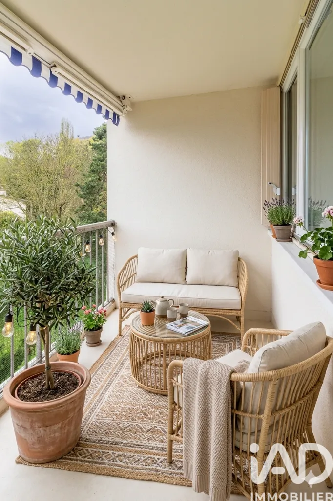 Balcon - Appartement Lumineux avec Balcon Sud dans Résidence Gardée