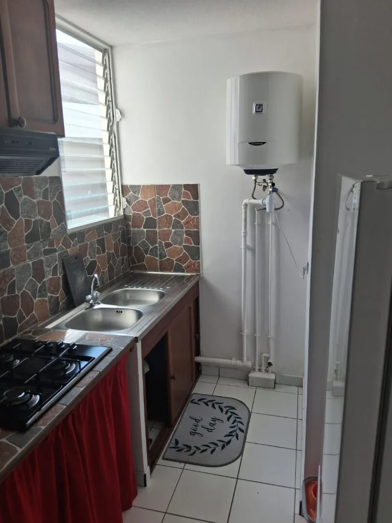 Cucina - 2-Bedroom Apartment with Balcony in Sainte-Luce