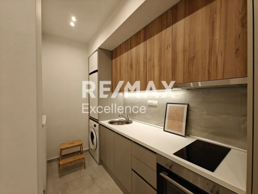 Köök - Studio with Open View in Thessaloniki Centre