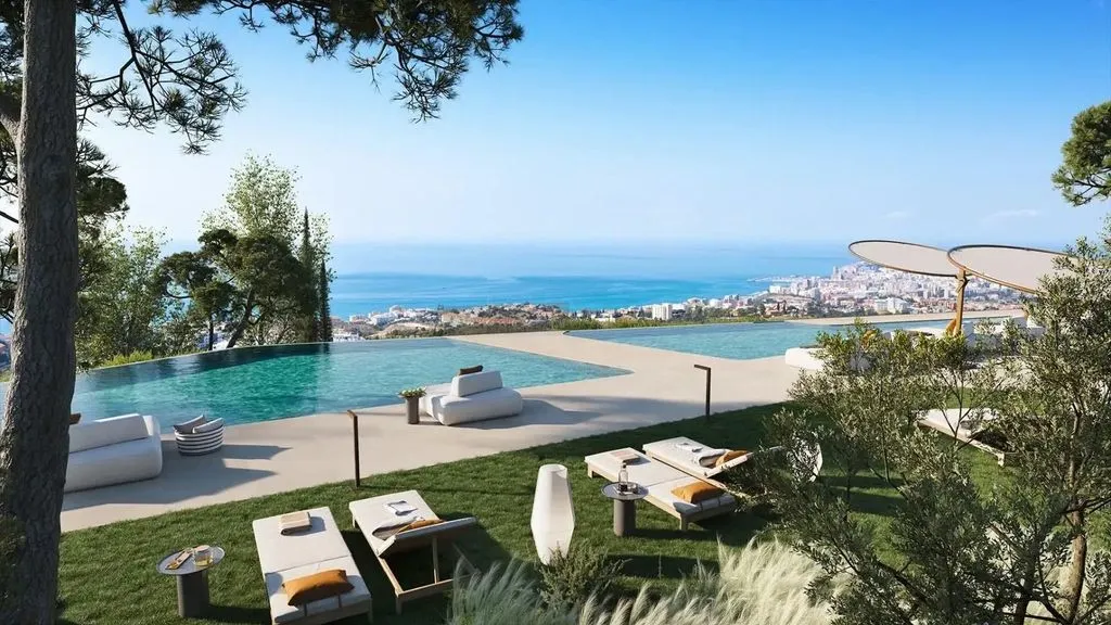 Piscina - Luxury Apartment with Sea View in Fuengirola