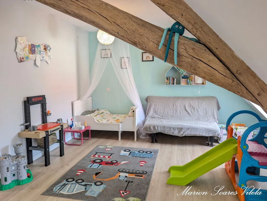 Camere da letto - Rustic Stone House with Large Garage in Chaumes-en-Brie