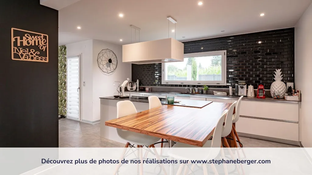 Cuisine - Maison Contemporaine avec Terrasse à Dachstein