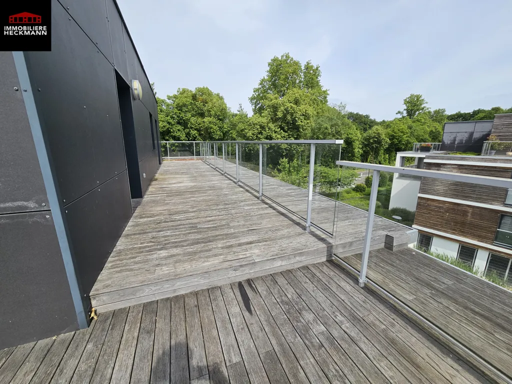 Rõdu - Attic Flat with 40 m² Terrace in Robertsau