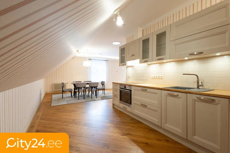 Köök - Modernised Flat with Terrace in Tartu City Centre