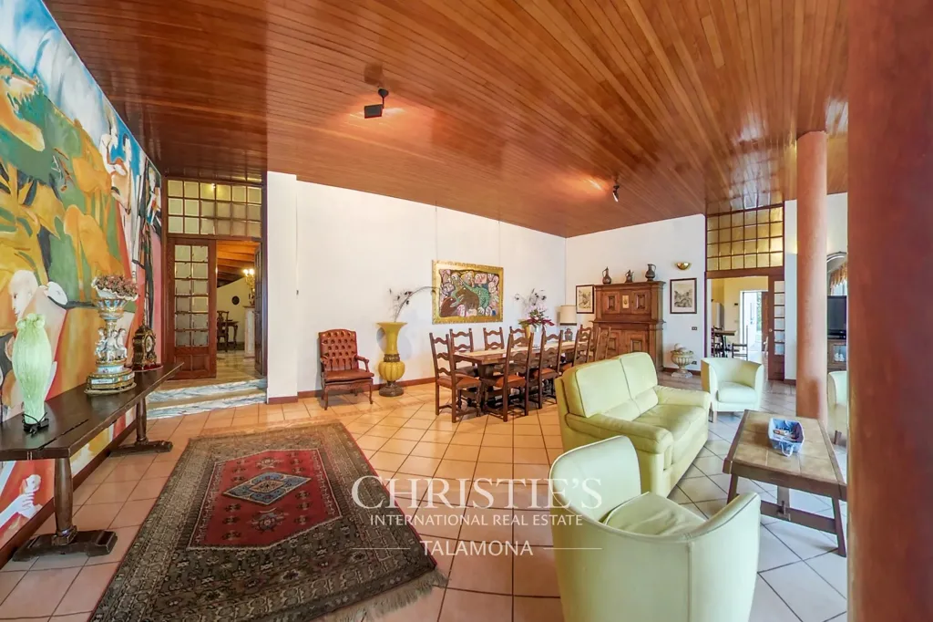 Séjour - Villa with Pool and Lake View in Belgirate