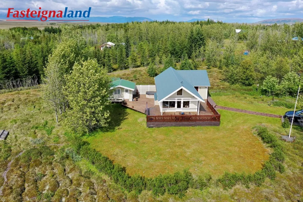 Õhuvaade - Summerhouse with Pool in Selfoss