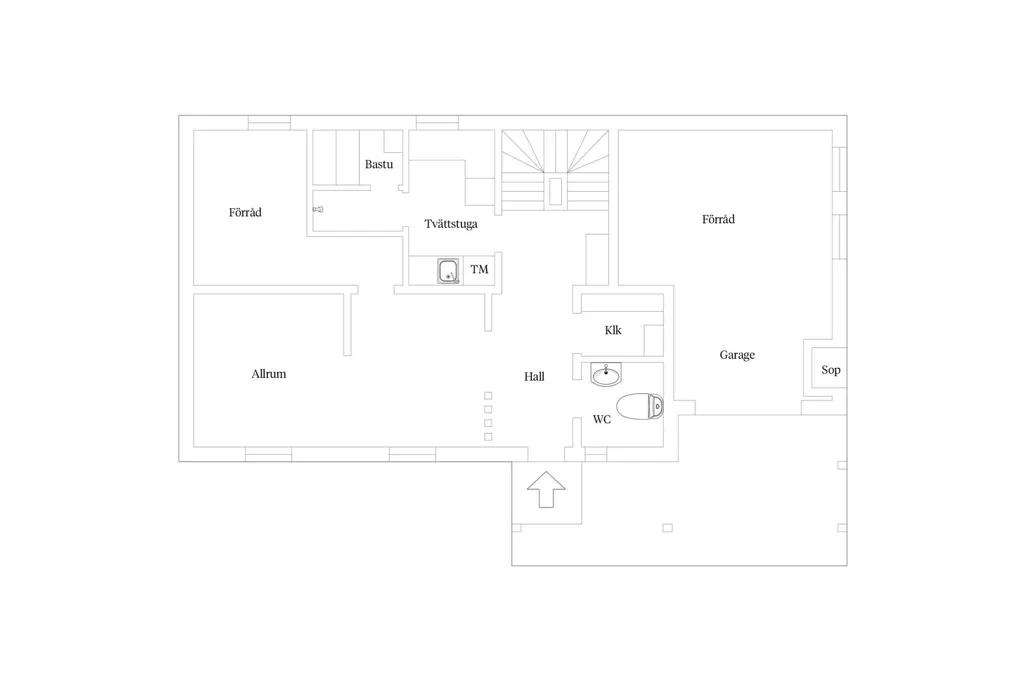 Floor Plan - Sutteräng Villa with Balcony in Västmanland