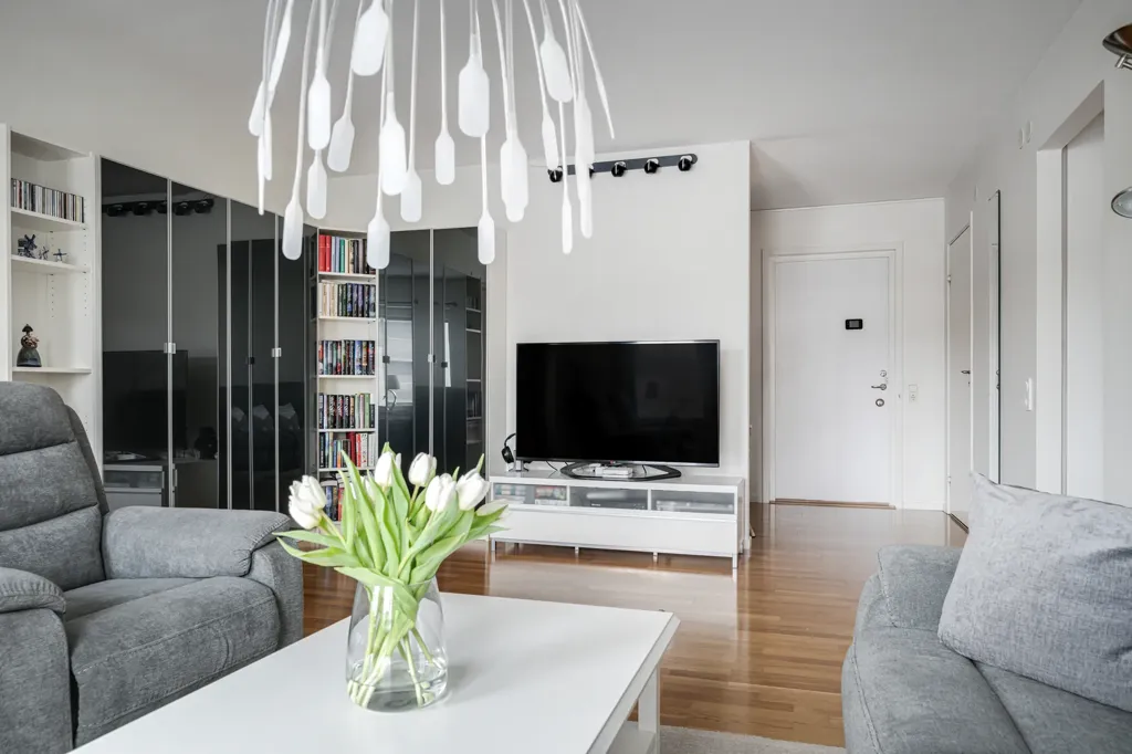 Séjour - Two-Bedroom Flat with Balcony in Skåne