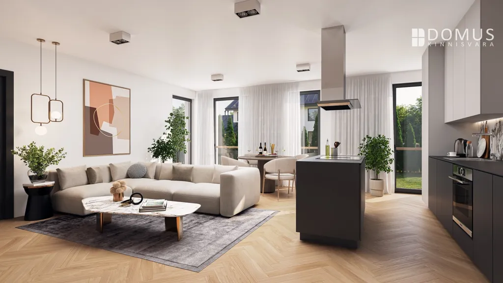 Elutuba - Modernised Flat with Garden View in Tartu