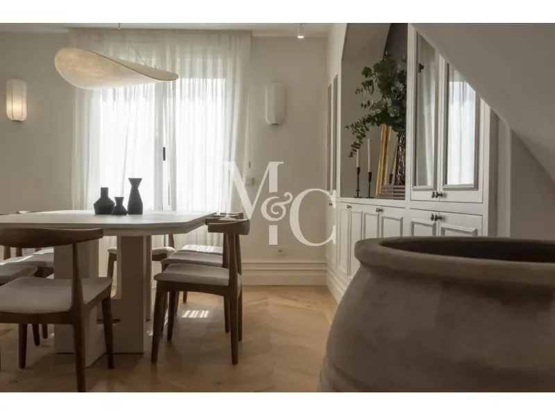 Söögituba - Penthouse with 360° Views in Goya, Madrid