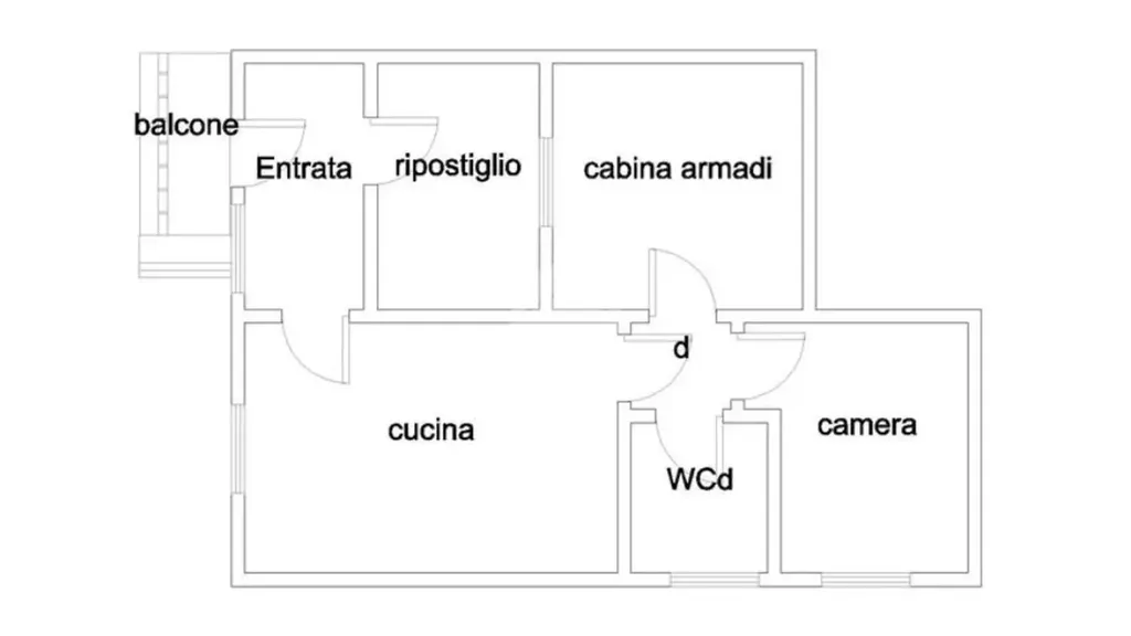 Plan - Twin-Storey Apartment with Garden in Palermo