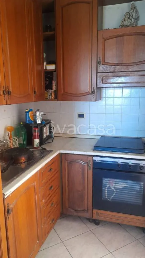 Cuisine - Renovated Apartment with Balcony in Torgiano