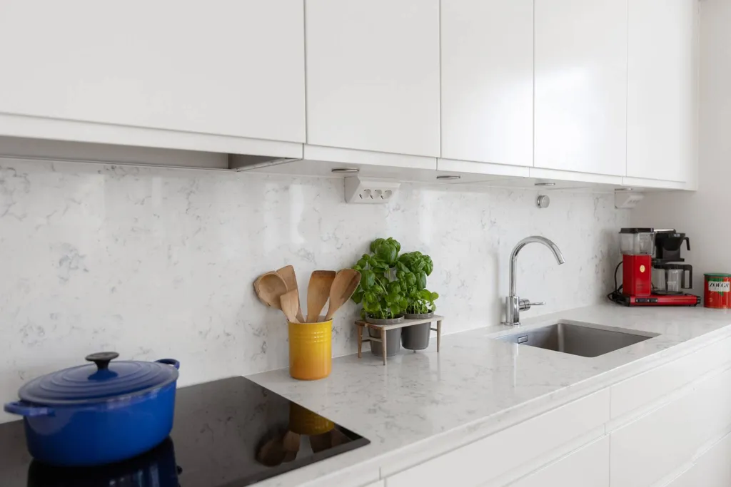 Cuisine - Apartment with South-Facing Terrace in Rissne