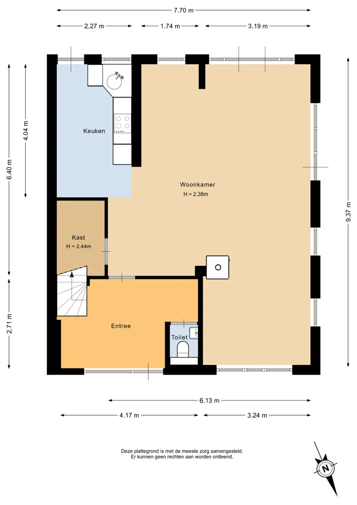 Floor Plan - Country House with Forest View in Deurne