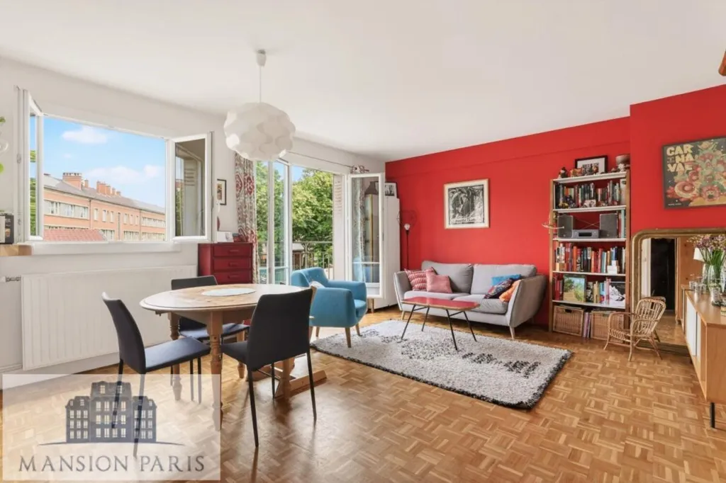 Séjour - Appartement Traversant au Centre de Malakoff