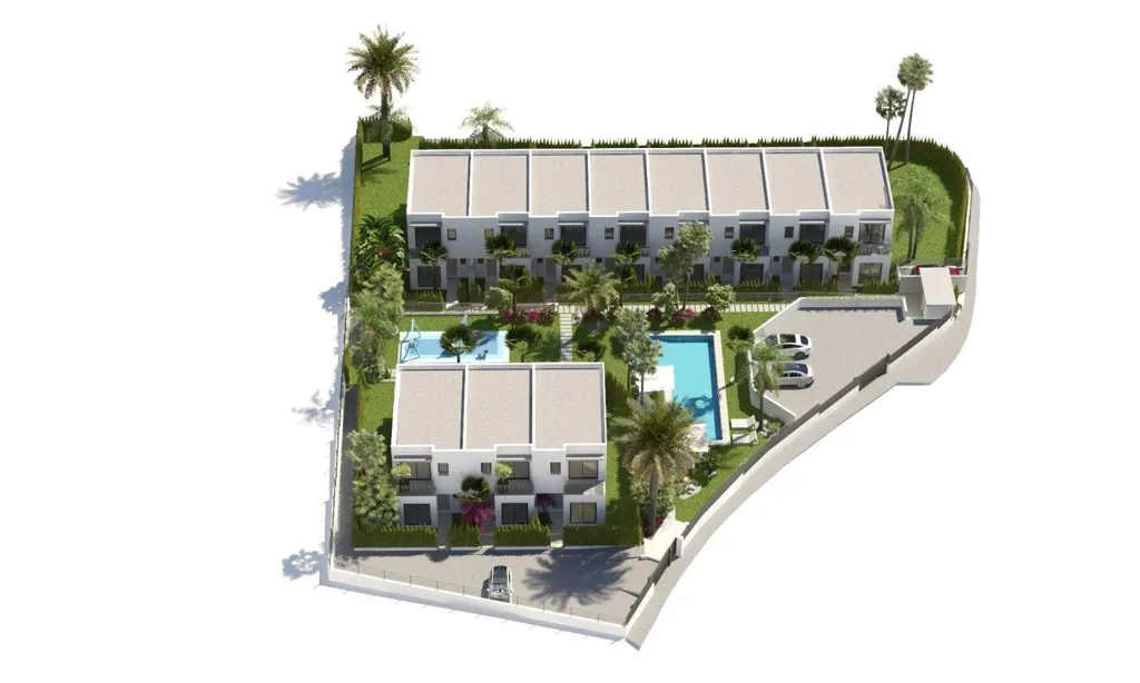 Floor Plan - New Build Semi-Detached Villa with Pool in Finestrat
