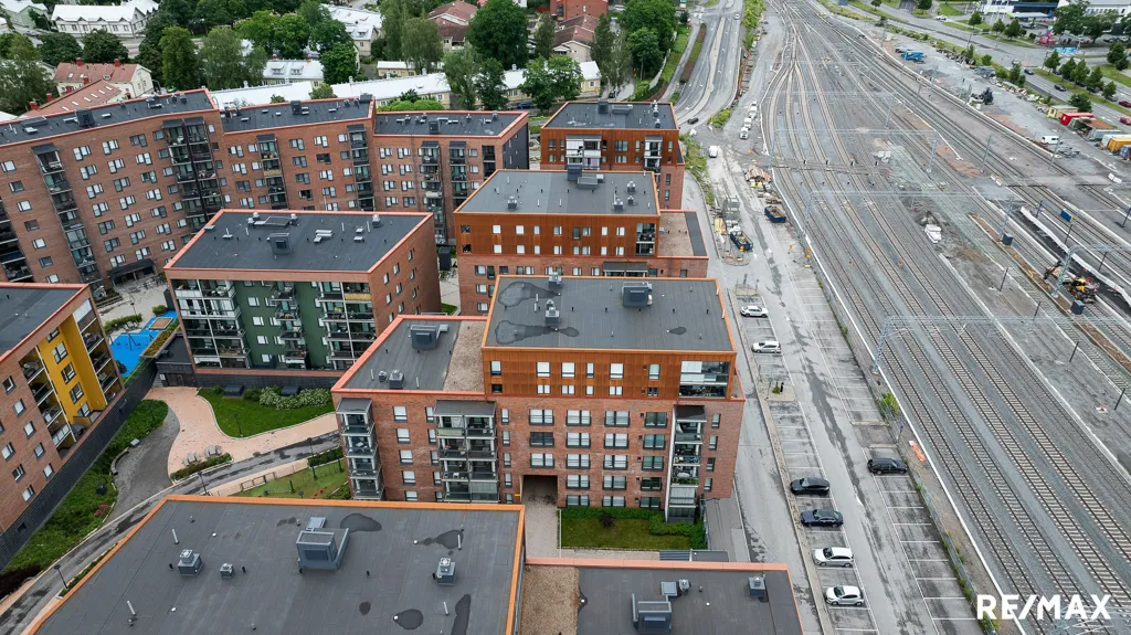 Aerial - Modern Studio with French Balcony in Logomo Area