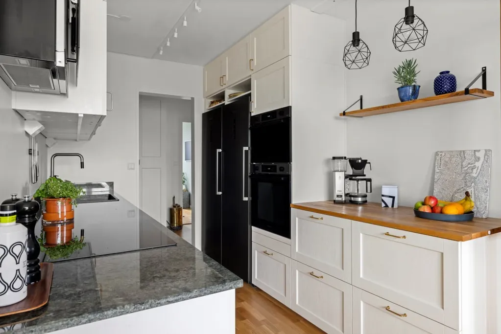 Kitchen - Renovated Apartment with Balcony in Tyresö
