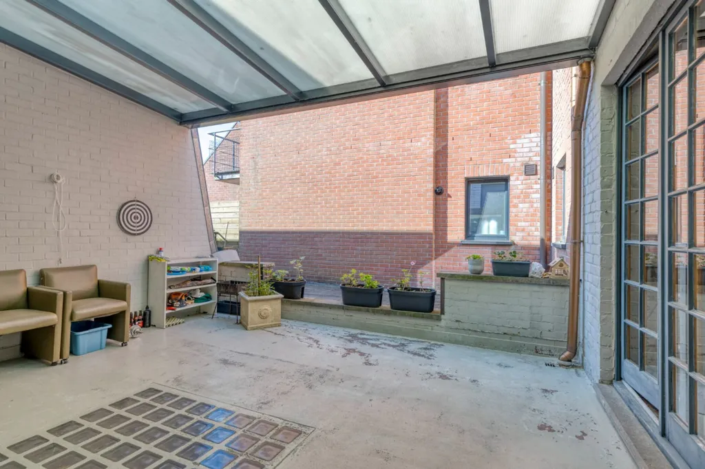Terrasse - Duplex Apartment with Terrace in Zottegem