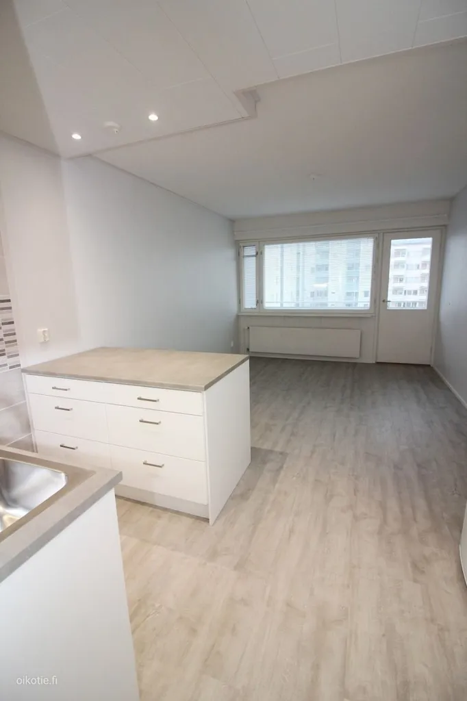 Cuisine - Renovated Studio with Balcony in Pori Centre
