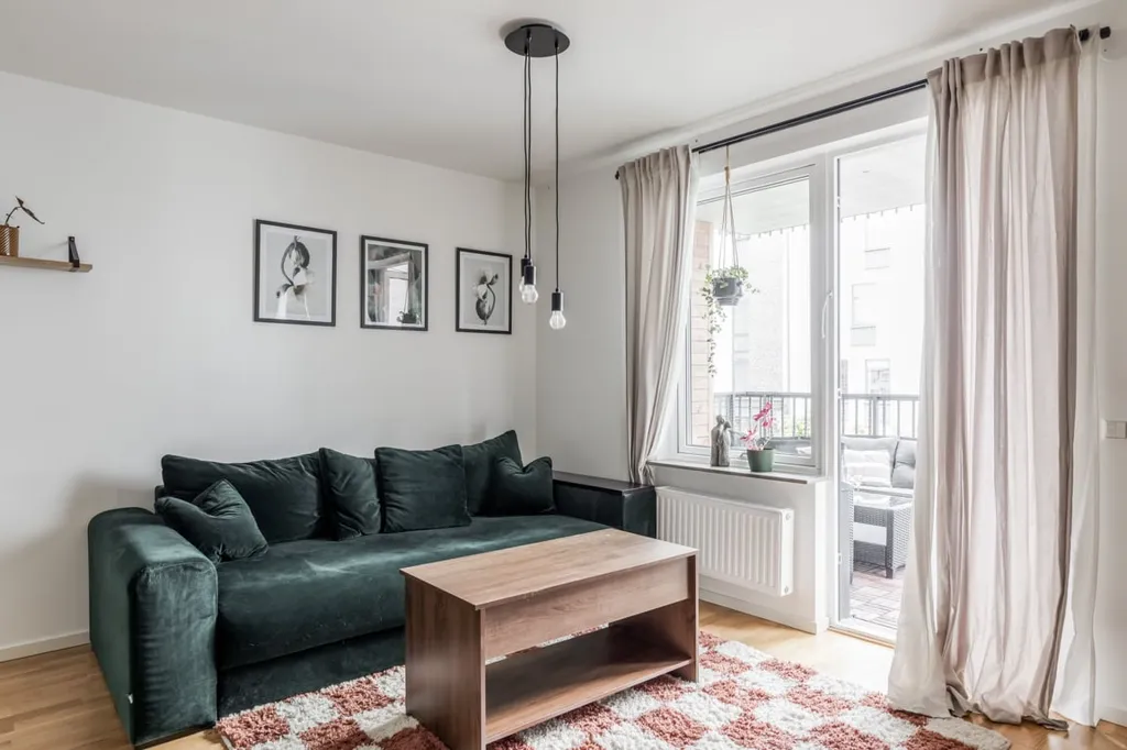 Séjour - Modern Flat with Balcony in Örebro