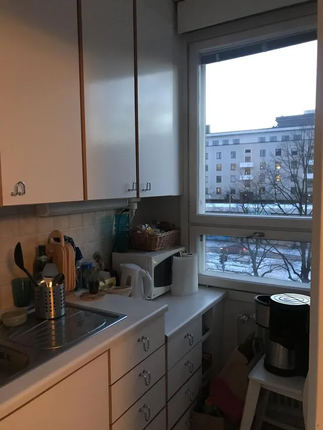 Köök - Renovated Apartment with Elevator in Turku