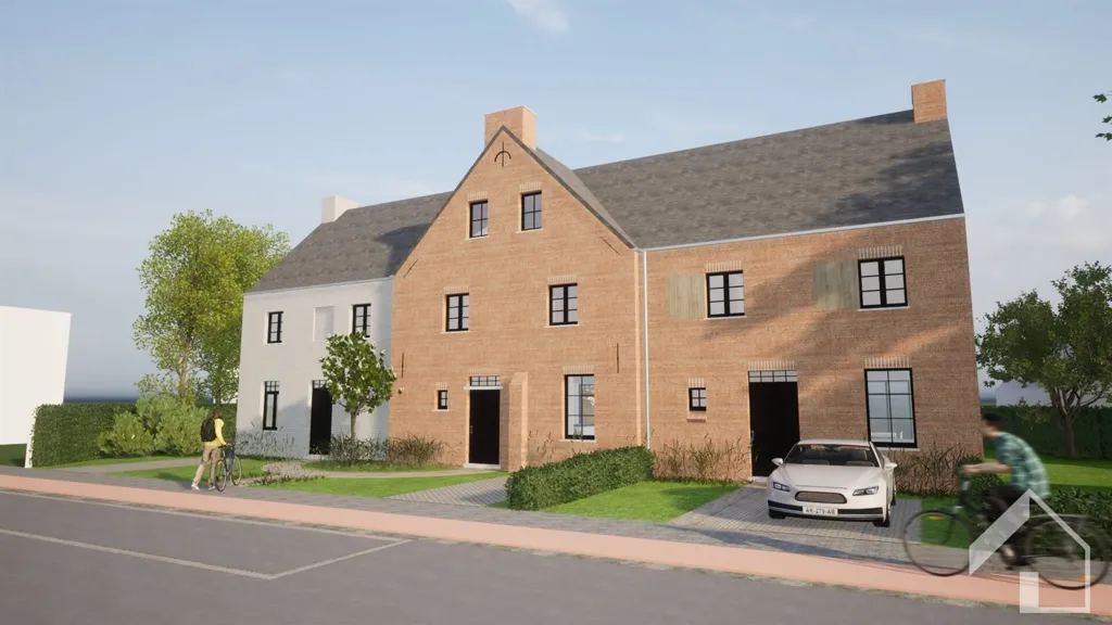 Maison Contemporaine avec Jardin Paysager à Broechem