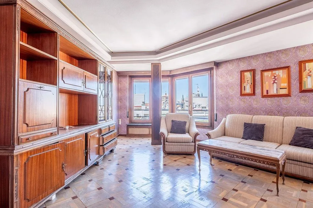 Séjour - Apartment with Balcony and Views in Zaragoza